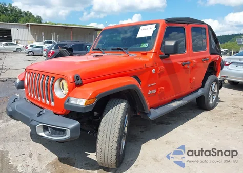 2019 Jeep Wrangler Unlimited Sahara 4X4 from USA, damaged, VIN 1C4HJXEG6KW661546